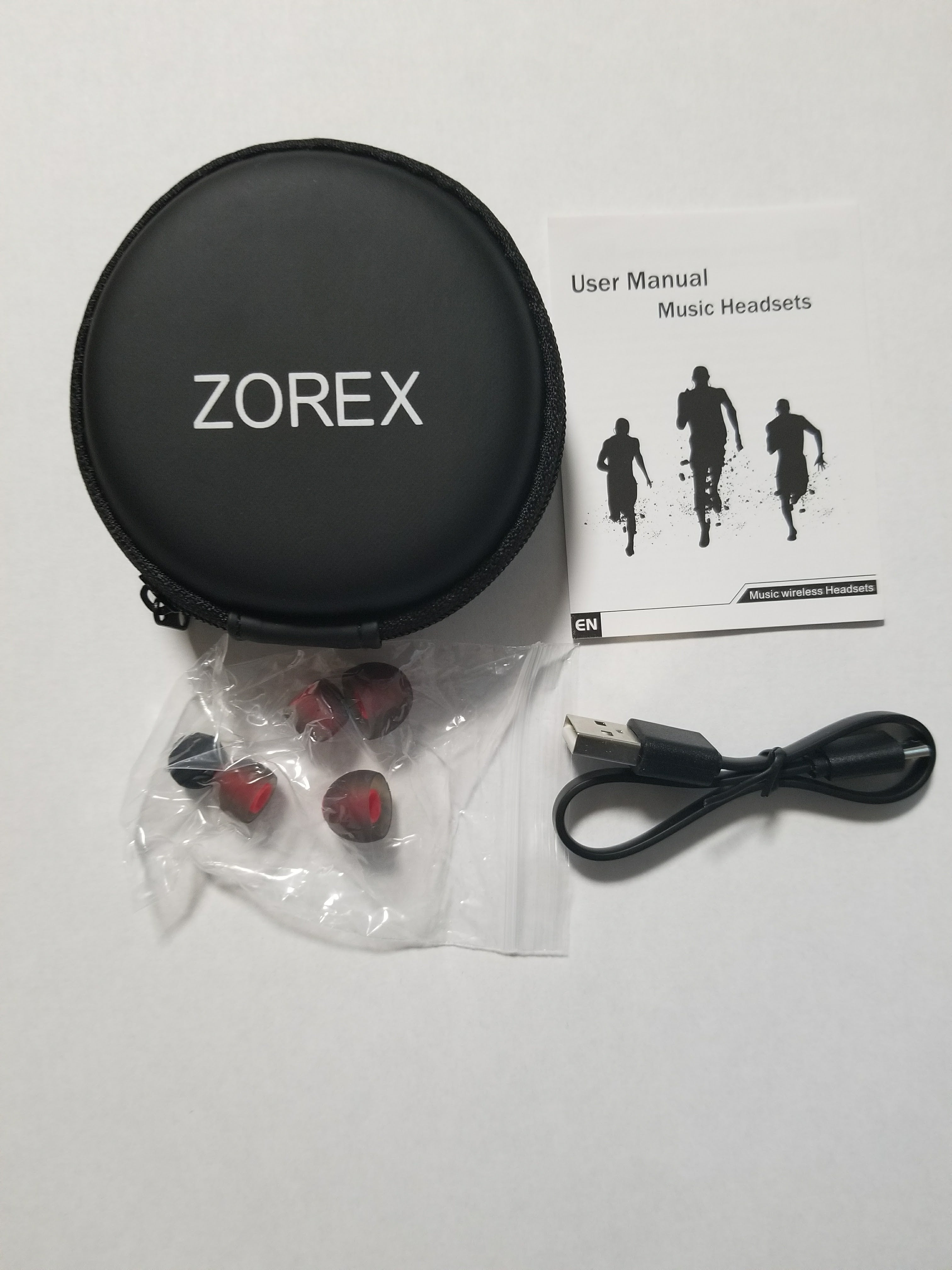 Zorex Bluetooth Headphones Wireless Earbuds Waterproof zorex