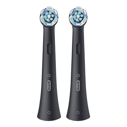 Oral-B iO Series Ultimate Clean Electric Toothbrush Replacement Brush Heads for an Oral-B Electric Toothbrush, 2 count, Black Oral-B