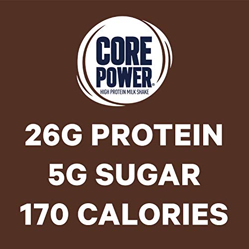 Core Power Fairlife 26g Protein Milk Shakes, Liquid Ready To Drink for Workout Recovery, Chocolate, 14 Fl Oz Bottle (Pack of 12) Core Power