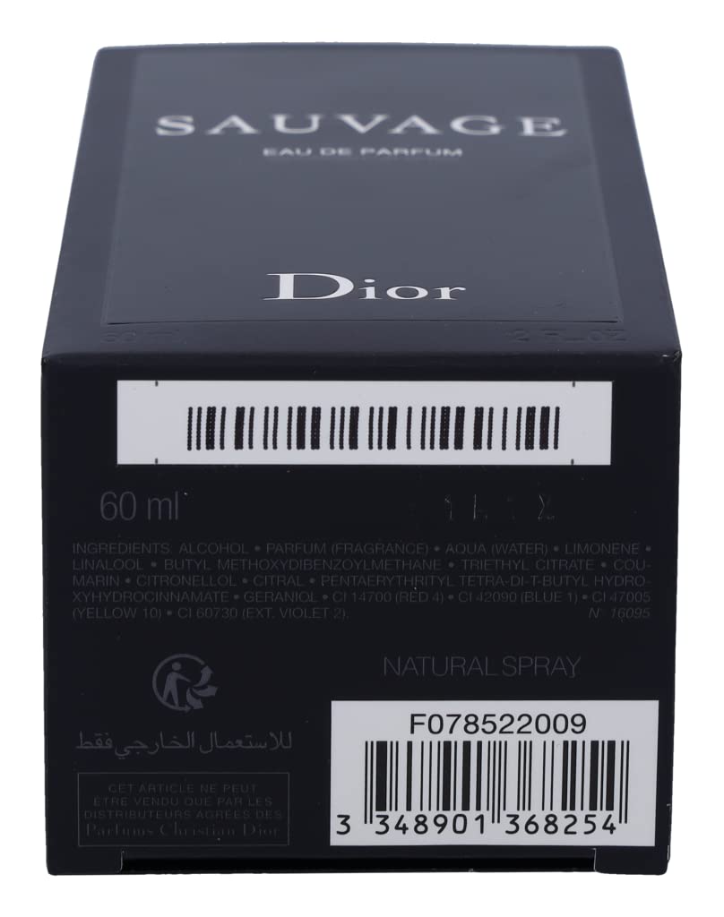 Sauvage by Dior Eau de Parfum Spray, 2 Fl Oz Dior