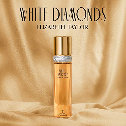 Elizabeth Taylor Women's Perfume, White Diamonds, Eau De Toilette EDT Spray, 3.3 fl oz WHITE DIAMONDS