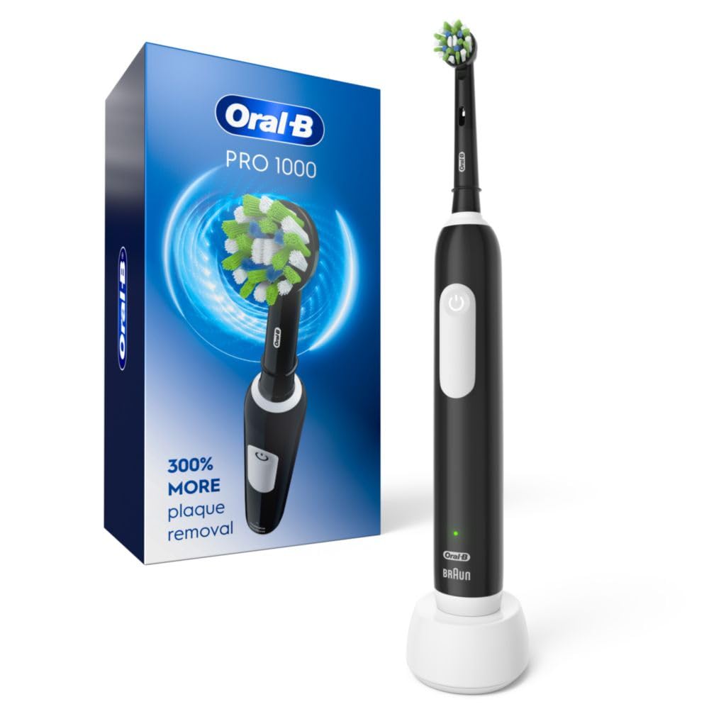 Oral-B Pro 1000 Rechargeable Electric Toothbrush, Black Oral-B