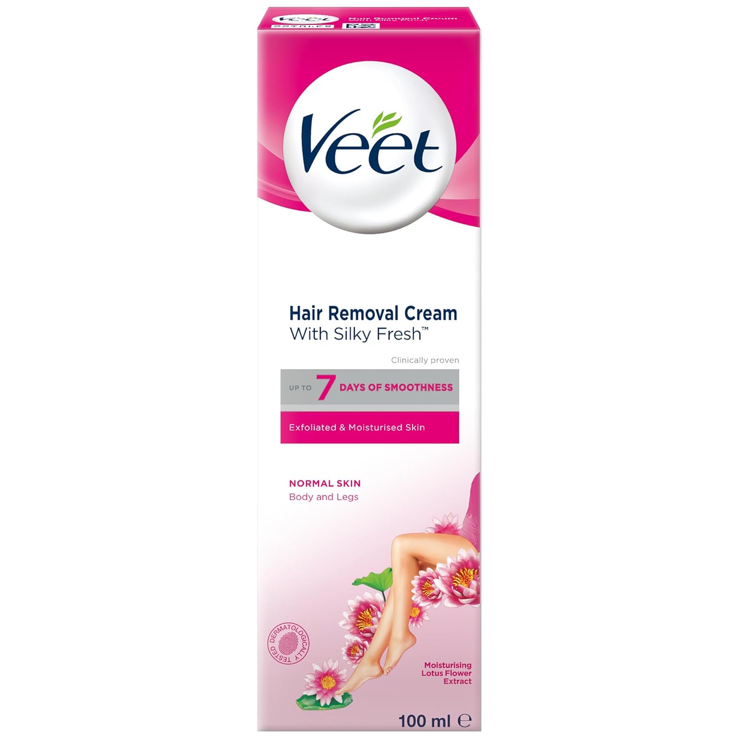 Veet Hair Removal Cream Normal Skin with Lotus Milk & Jasmine 100g RobinDeals