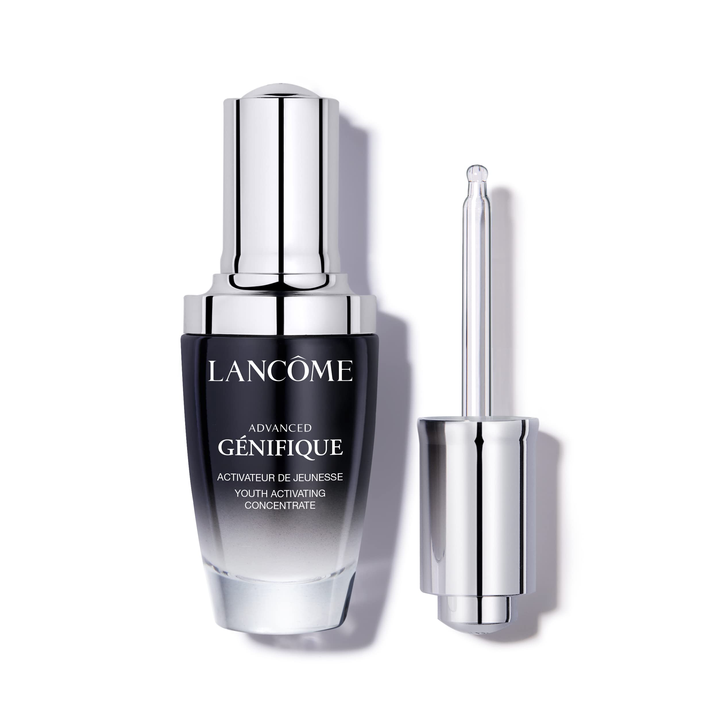 Lancôme Advanced Génifique Radiance Boosting Anti-Aging Face Serum - Visibly Hydrates & Plumps Skin - with Bifidus Prebiotic, Hyaluronic Acid & Vitamin Cg, 1 Fl Oz Lancôme