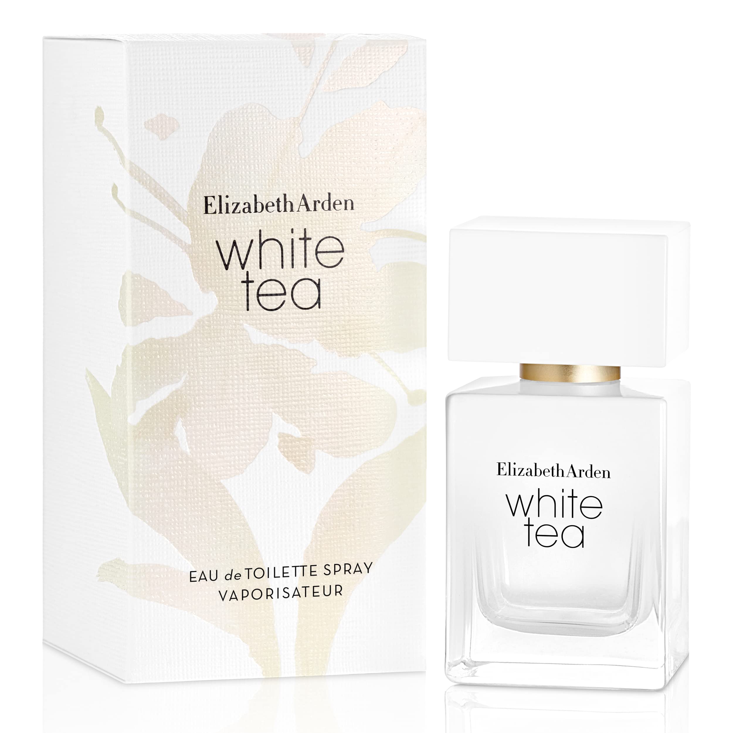 Elizabeth Arden White Tea Eau De Toilette Travel Perfume Spray, Travel Sized Women's Perfume, White Tea Scent in a Floral Woody Perfume, Safe for Travel, 1.0 oz Elizabeth Arden