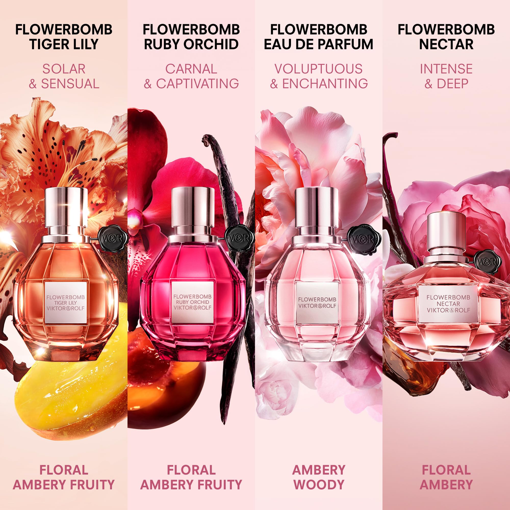 Viktor&Rolf - Flowerbomb Eau de Parfum - Women's Perfume - Floral & Woody - With Notes of Rose, Peony & Patchouli Viktor&Rolf